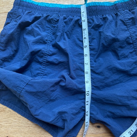 VINTAGE SUN SATIONS SPORTS WEAR BLUE SWIM SHORTS - L - Picture 7 of 15